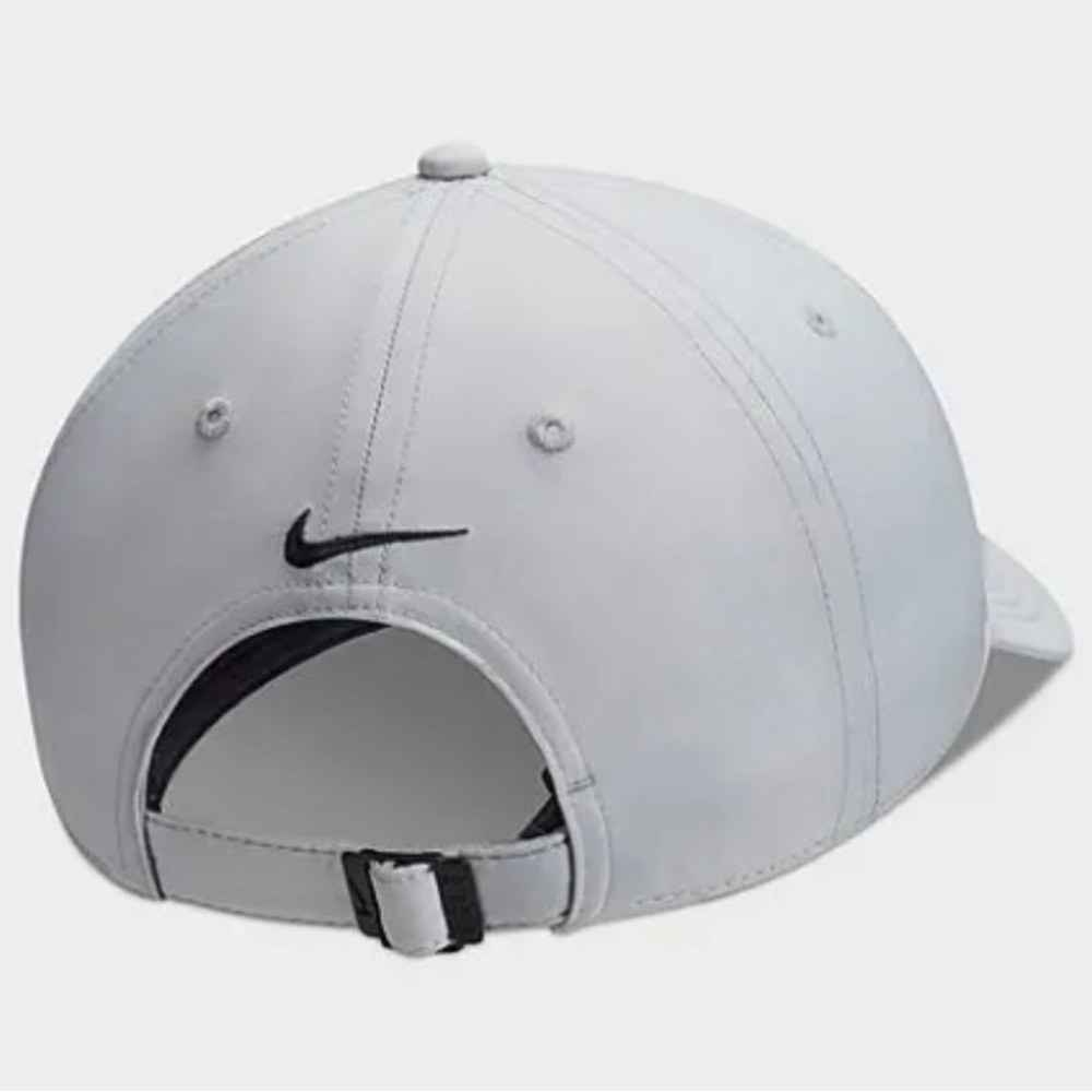 NIKE LEGACY91 GOLF ADJUSTABLE DRI-FIT HAT WHITE BLACK SWOOSH- NEW WITH T… - Picture 2 of 7